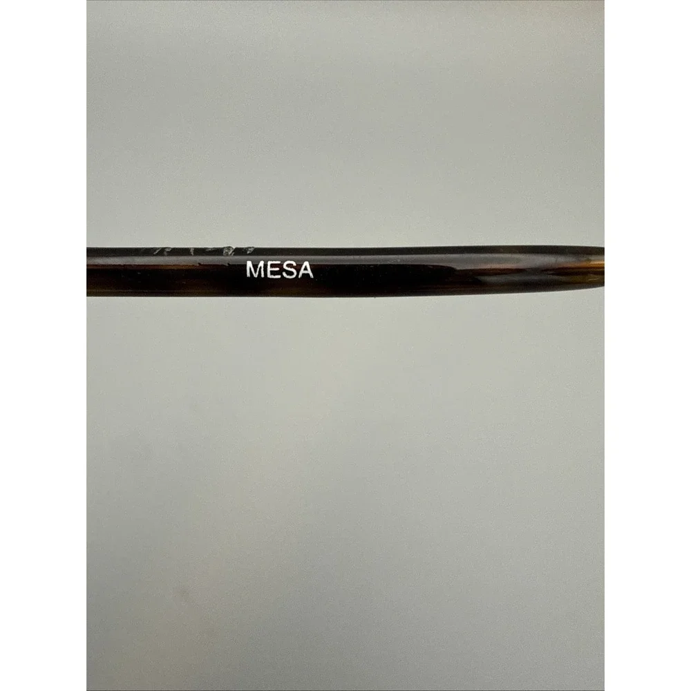 Vintage Apex MESA Bronze Metal Oval Sunglasses Hong Kong - DeadStock Rare 50-18